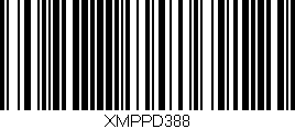 Código de barras (EAN, GTIN, SKU, ISBN): 'XMPPD388'