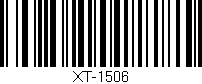 Código de barras (EAN, GTIN, SKU, ISBN): 'XT-1506'