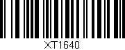 Código de barras (EAN, GTIN, SKU, ISBN): 'XT1640'
