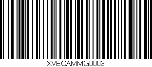 Código de barras (EAN, GTIN, SKU, ISBN): 'XVECAMMG0003'