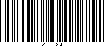 Código de barras (EAN, GTIN, SKU, ISBN): 'Xs400.3sl'