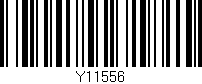 Código de barras (EAN, GTIN, SKU, ISBN): 'Y11556'