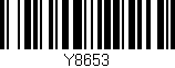 Código de barras (EAN, GTIN, SKU, ISBN): 'Y8653'