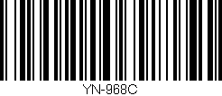Código de barras (EAN, GTIN, SKU, ISBN): 'YN-968C'