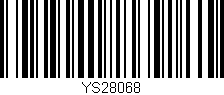 Código de barras (EAN, GTIN, SKU, ISBN): 'YS28068'