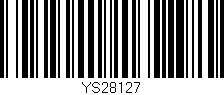 Código de barras (EAN, GTIN, SKU, ISBN): 'YS28127'