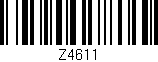 Código de barras (EAN, GTIN, SKU, ISBN): 'Z4611'