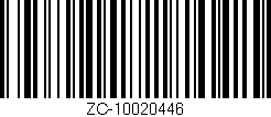 Código de barras (EAN, GTIN, SKU, ISBN): 'ZC-10020446'