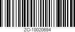 Código de barras (EAN, GTIN, SKU, ISBN): 'ZC-10020694'