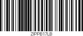 Código de barras (EAN, GTIN, SKU, ISBN): 'ZIPPB17LB'