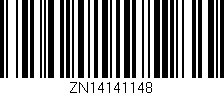 Código de barras (EAN, GTIN, SKU, ISBN): 'ZN14141148'