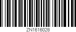 Código de barras (EAN, GTIN, SKU, ISBN): 'ZN1616028'