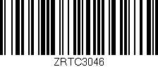 Código de barras (EAN, GTIN, SKU, ISBN): 'ZRTC3046'