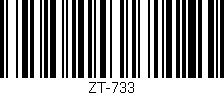 Código de barras (EAN, GTIN, SKU, ISBN): 'ZT-733'