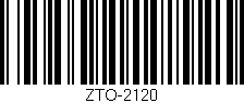 Código de barras (EAN, GTIN, SKU, ISBN): 'ZTO-2120'