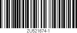 Código de barras (EAN, GTIN, SKU, ISBN): 'ZU521674-1'