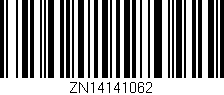 Código de barras (EAN, GTIN, SKU, ISBN): 'Zn14141062'