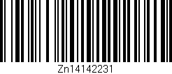 Código de barras (EAN, GTIN, SKU, ISBN): 'Zn14142231'