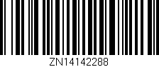 Código de barras (EAN, GTIN, SKU, ISBN): 'Zn14142288'