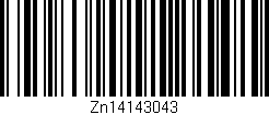 Código de barras (EAN, GTIN, SKU, ISBN): 'Zn14143043'