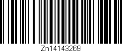Código de barras (EAN, GTIN, SKU, ISBN): 'Zn14143269'