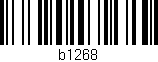 Código de barras (EAN, GTIN, SKU, ISBN): 'b1268'