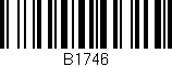 Código de barras (EAN, GTIN, SKU, ISBN): 'b1746'