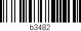 Código de barras (EAN, GTIN, SKU, ISBN): 'b3482'