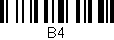 Código de barras (EAN, GTIN, SKU, ISBN): 'b4'