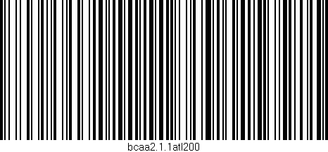 Código de barras (EAN, GTIN, SKU, ISBN): 'bcaa2.1.1atl200'