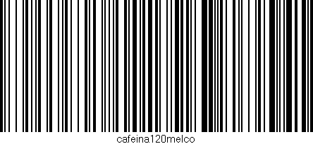 Código de barras (EAN, GTIN, SKU, ISBN): 'cafeina120melco'