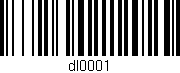 Código de barras (EAN, GTIN, SKU, ISBN): 'dl0001'