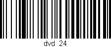 Código de barras (EAN, GTIN, SKU, ISBN): 'dvd_24'