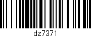 Código de barras (EAN, GTIN, SKU, ISBN): 'dz7371'