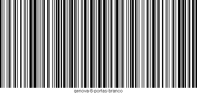 Código de barras (EAN, GTIN, SKU, ISBN): 'genova-6-portas-branco'