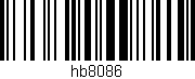 Código de barras (EAN, GTIN, SKU, ISBN): 'hb8086'