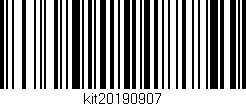 Código de barras (EAN, GTIN, SKU, ISBN): 'kit20190907'