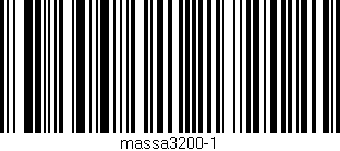Código de barras (EAN, GTIN, SKU, ISBN): 'massa3200-1'