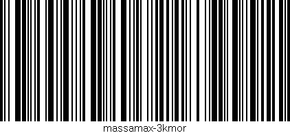 Código de barras (EAN, GTIN, SKU, ISBN): 'massamax-3kmor'