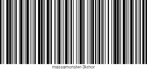Código de barras (EAN, GTIN, SKU, ISBN): 'massamonster-3kmor'
