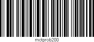 Código de barras (EAN, GTIN, SKU, ISBN): 'mctprob200'