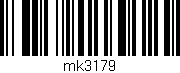 Código de barras (EAN, GTIN, SKU, ISBN): 'mk3179'