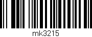 Código de barras (EAN, GTIN, SKU, ISBN): 'mk3215'