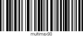 Código de barras (EAN, GTIN, SKU, ISBN): 'multimax90'