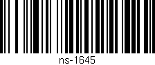 Código de barras (EAN, GTIN, SKU, ISBN): 'ns-1645'
