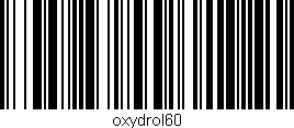 Código de barras (EAN, GTIN, SKU, ISBN): 'oxydrol60'