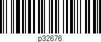 Código de barras (EAN, GTIN, SKU, ISBN): 'p32676'