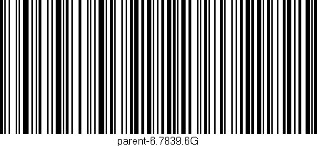 Código de barras (EAN, GTIN, SKU, ISBN): 'parent-6.7839.6G'