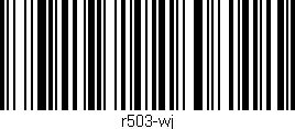 Código de barras (EAN, GTIN, SKU, ISBN): 'r503-wj'