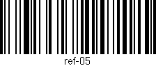 Código de barras (EAN, GTIN, SKU, ISBN): 'ref-05'